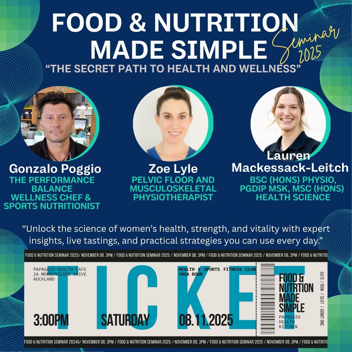 Food & Nutrition Made Simple Seminar 2025