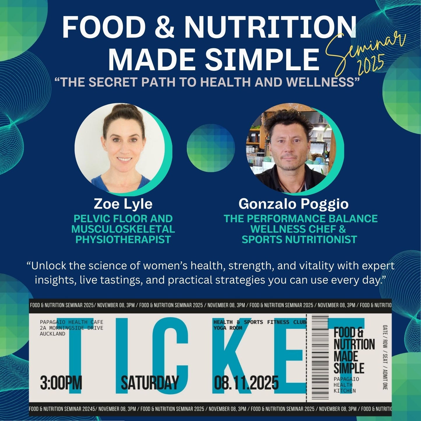 Food & Nutrition Made Simple Seminar 2025