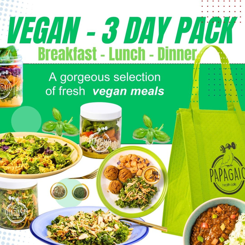 VEGAN SAMPLE / 3 DAY MEAL PACK – Papagaio Health Kitchen